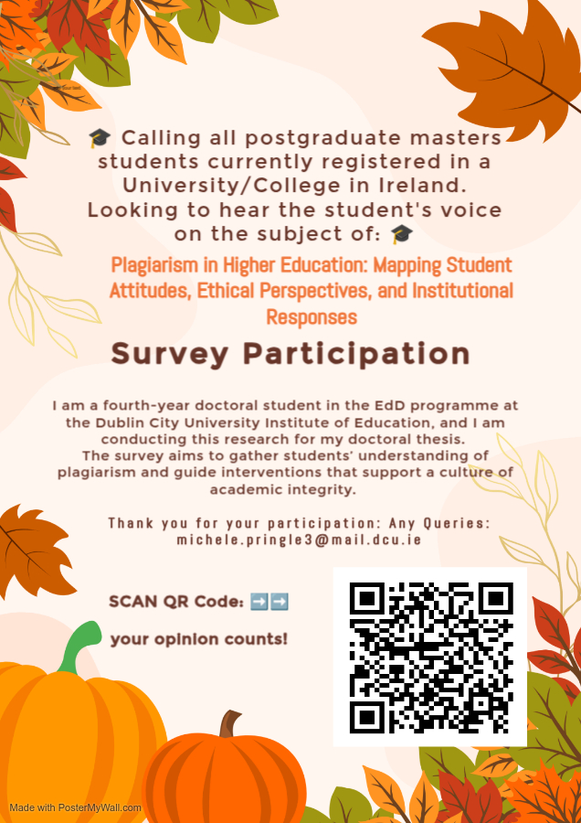 Postgraduate survey poster