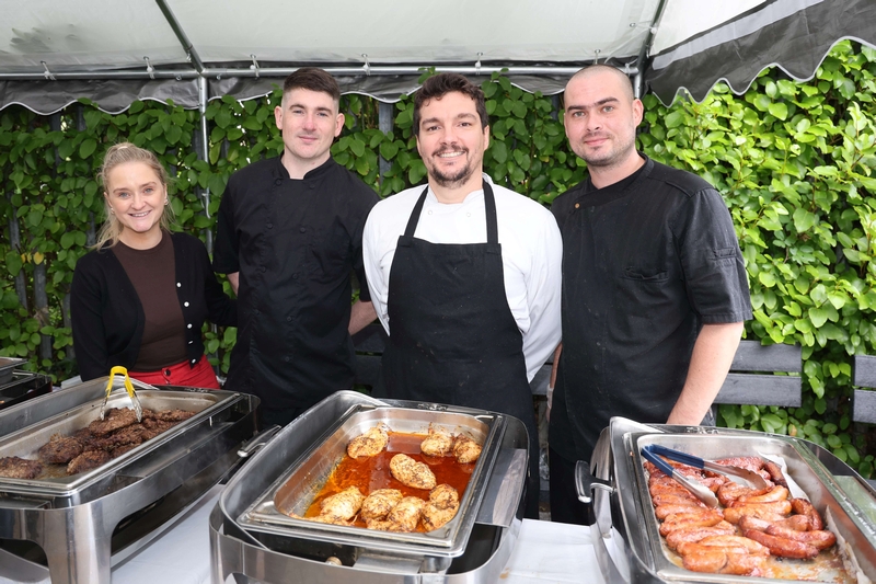 Noelle McNamara, Eoin Rabbitte, Feilipe Baldo and Tomasz Gromysz