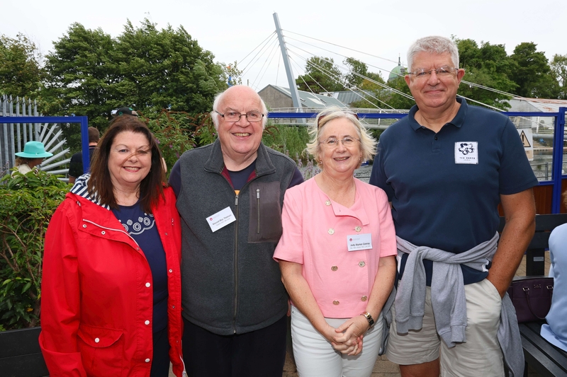 Gearóidín Holmes, Vincent Mac Thómais, Judy Alymer Conroy and Mike Conroy
