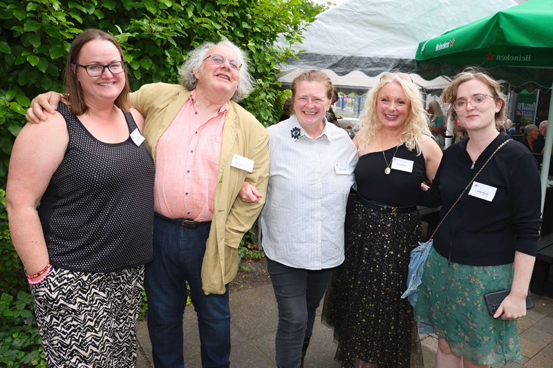 Laura Browne, James Haarold, Dolores Lyne, Avril Hoare and Aoife Noone