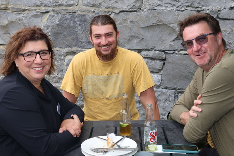 Yolanda Garcia, Fabio Mooney and Neil Mooney