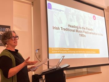 Dr Méabh Ní Fhuartháin, Centre for Irish Studies.