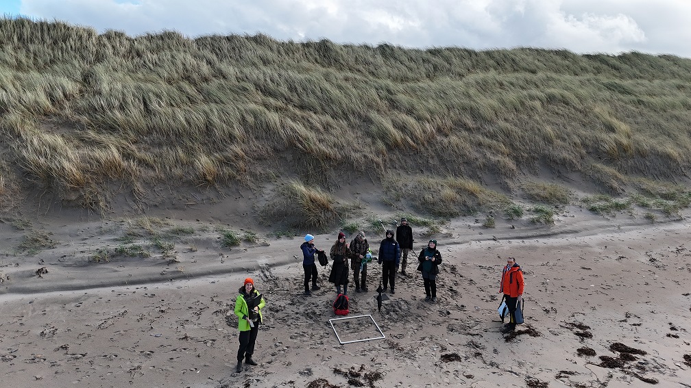 Coastal & Marine MSc class fieldtrip to Donegal