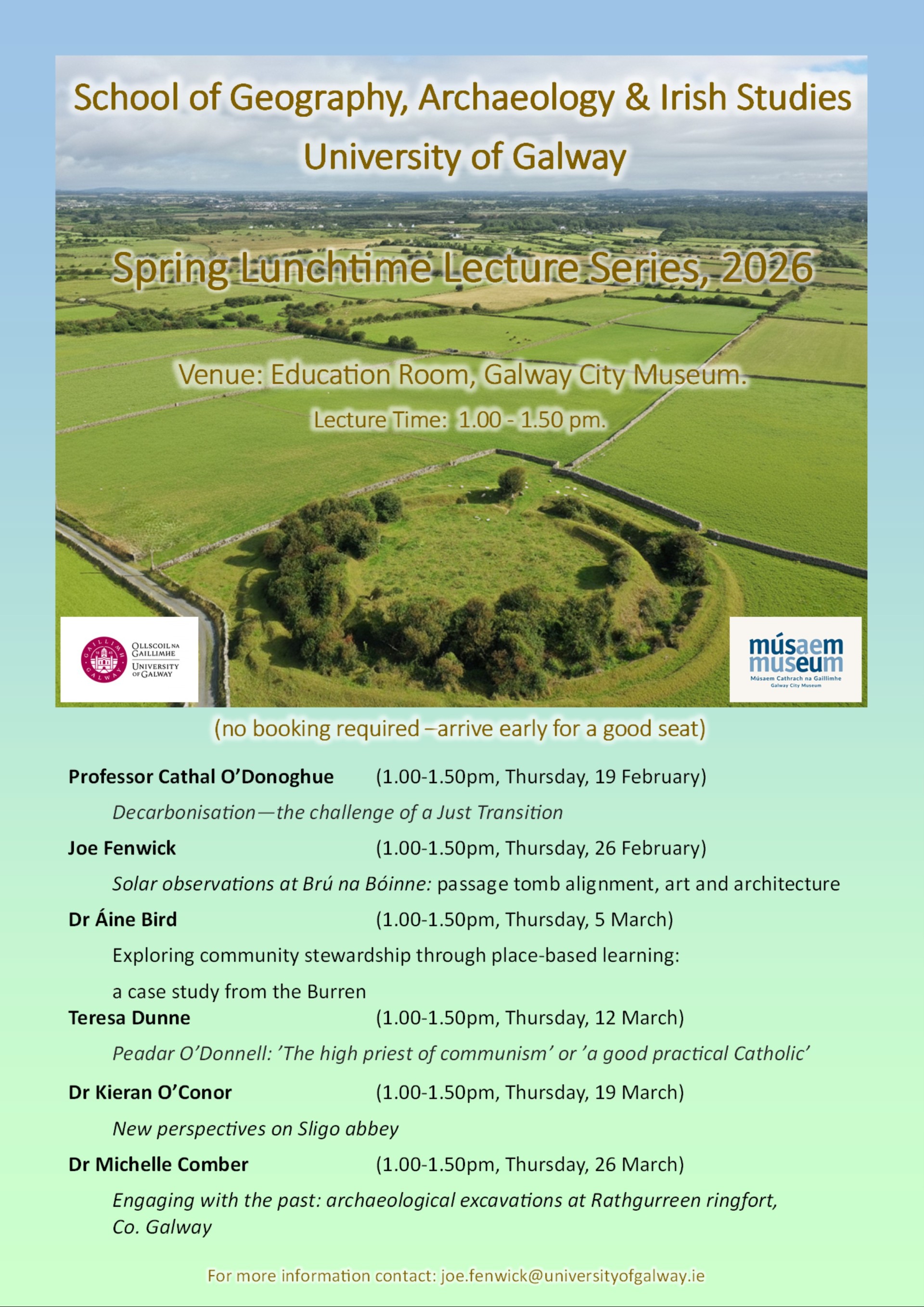 Spring Lunchtime Lecture Series, 2026
