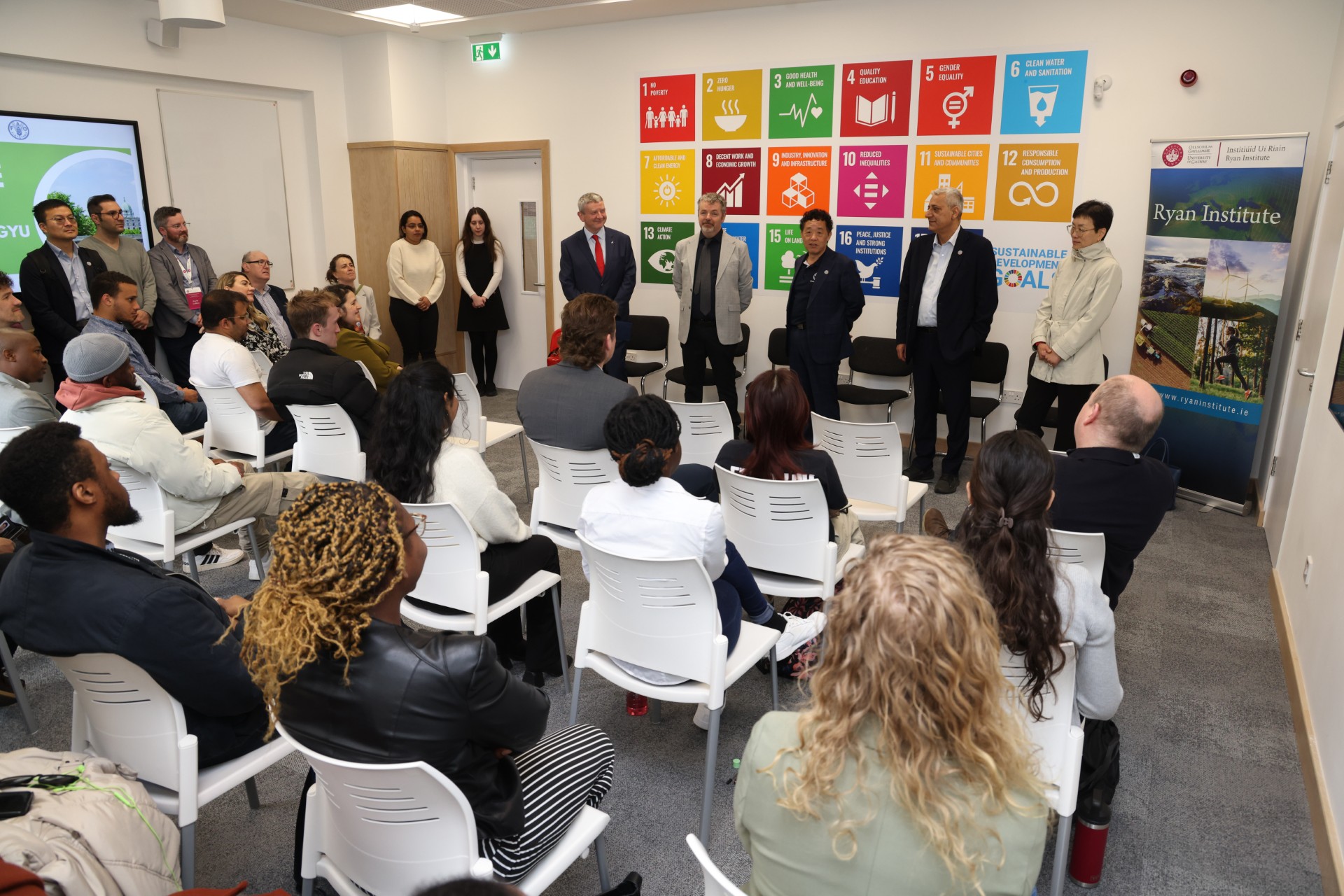 Geography MA students meet Director General, Qu Dongyu, of the Food and Agriculture Organization