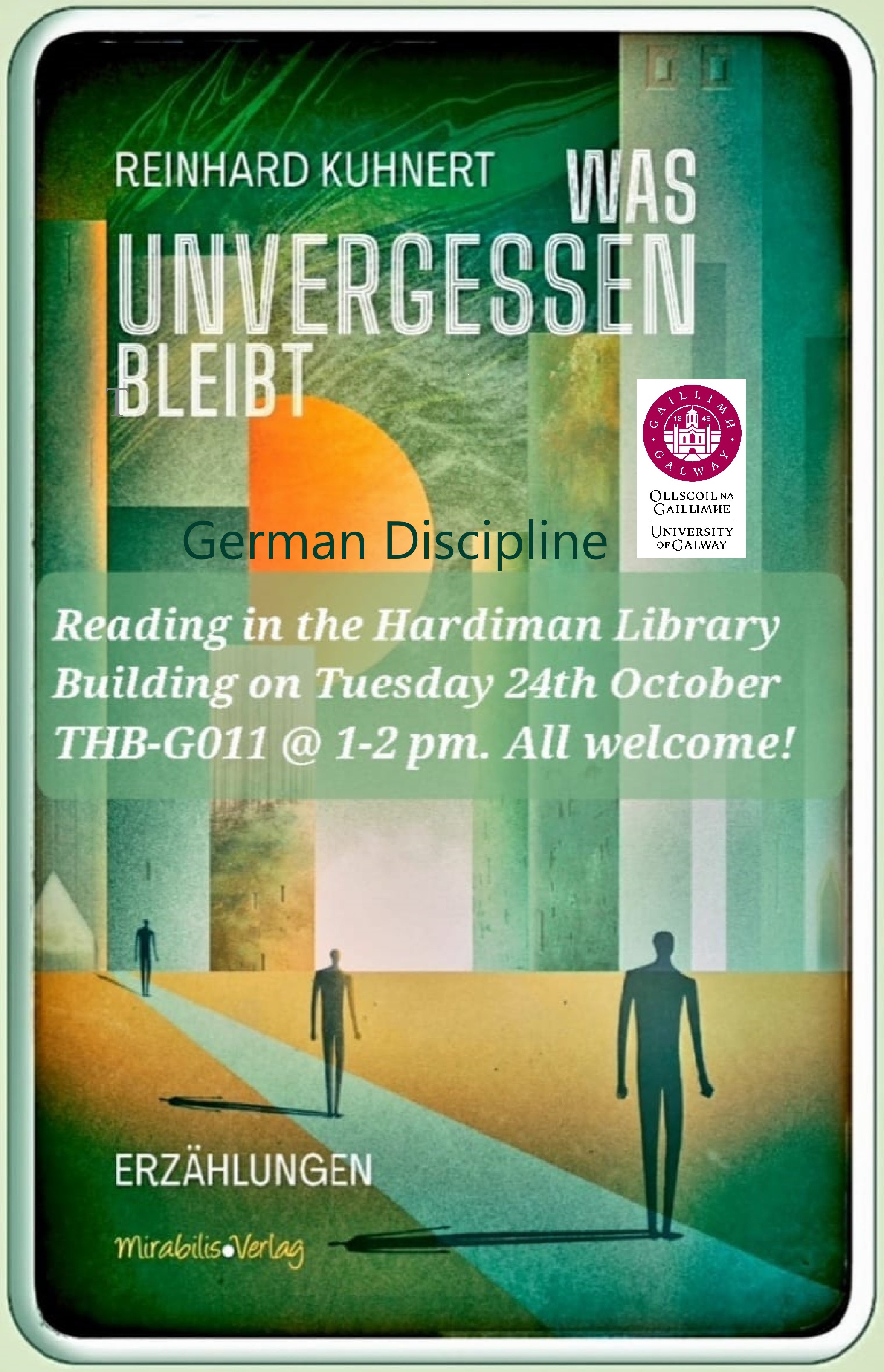 Poster - Reading Reinhard Kuhnert