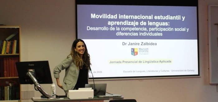 Keynote speaker Janire Zalbidea from Maynooth University