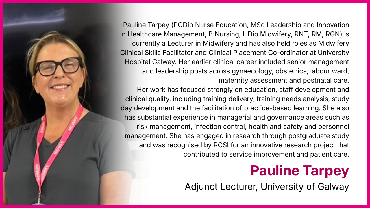 Pauline Tarpey photo and text regarding her career