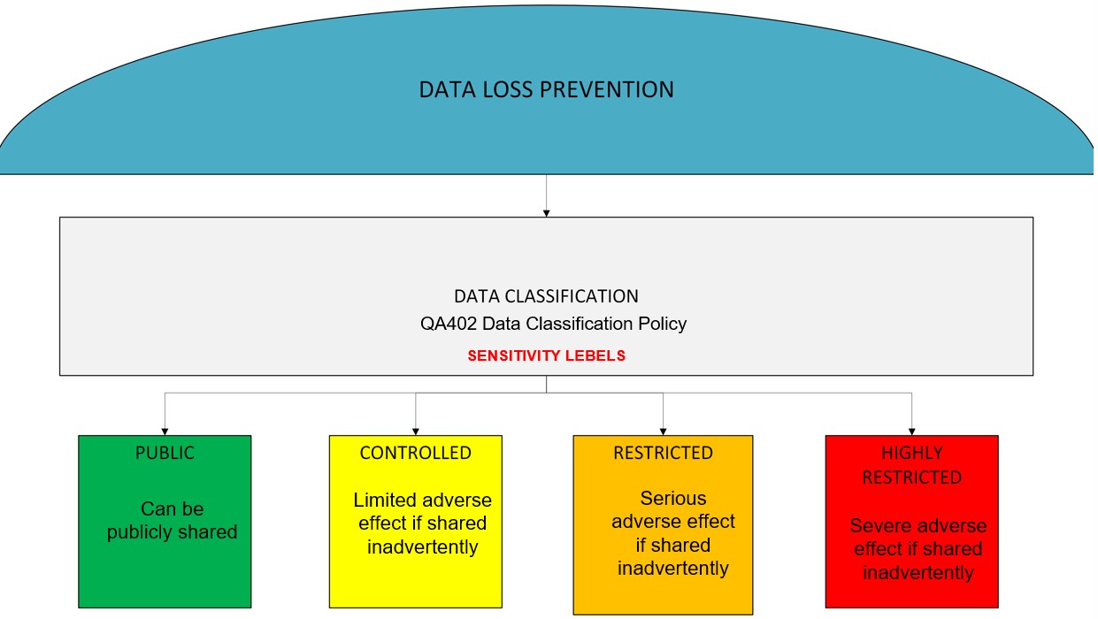 Screenshot of a chart re DLP no examples