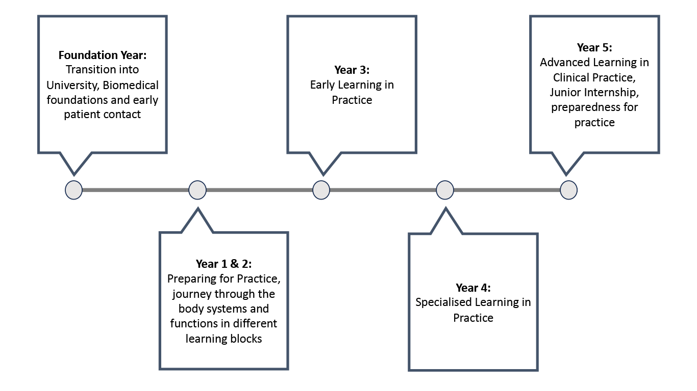UG Medicine Course page diagram