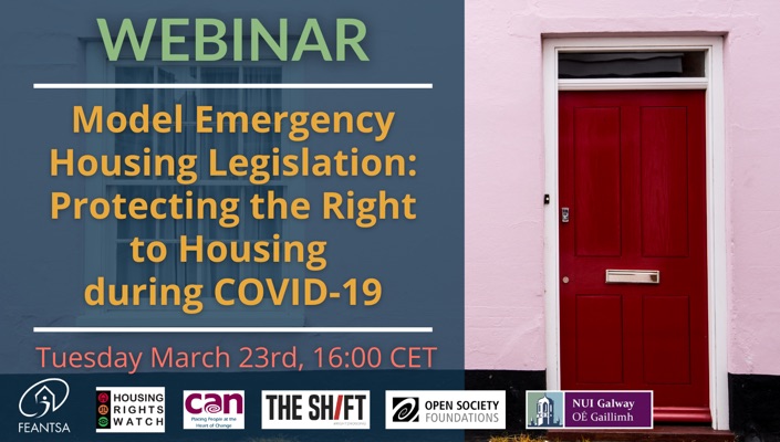Model Emergency Housing Legislation. Protecting the Right to Housing during Covid19