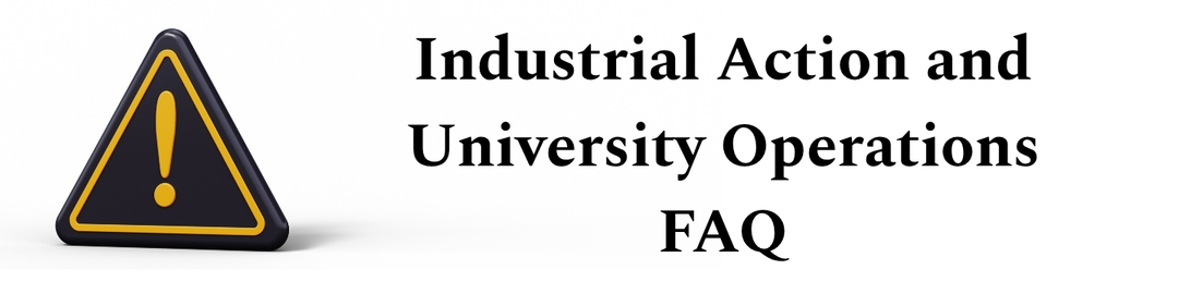 Industrial Action FAQ Banner