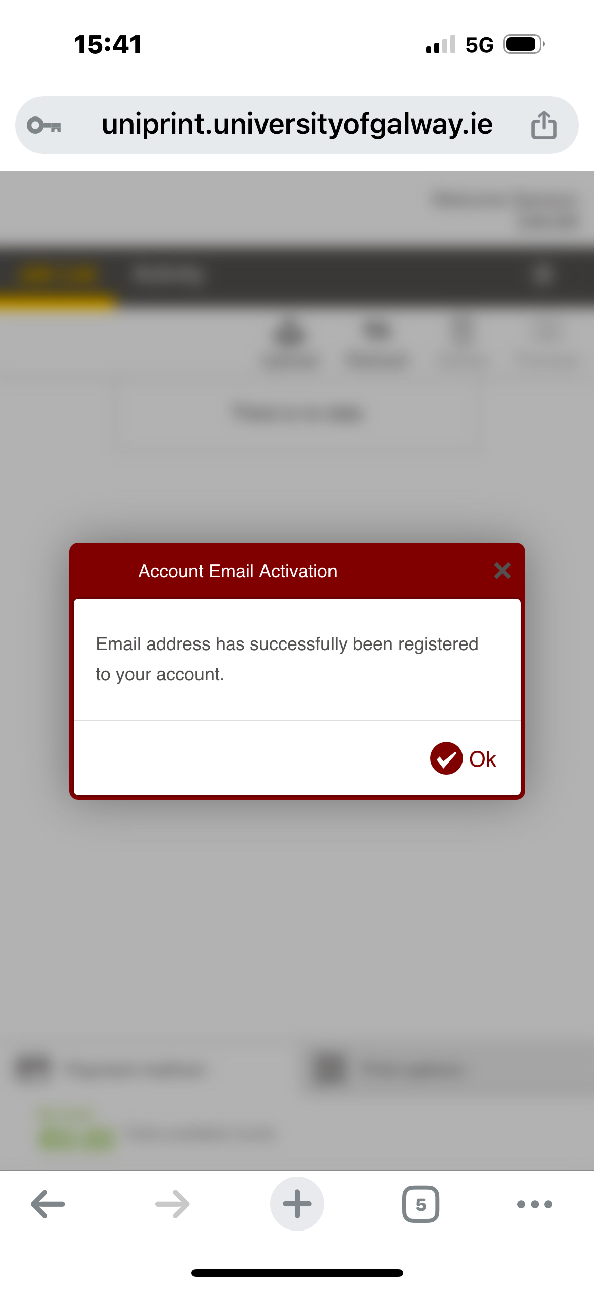 Successfully connect email