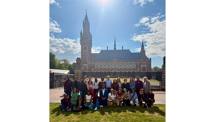 Irish Centre for Human Rights students visit The Hague