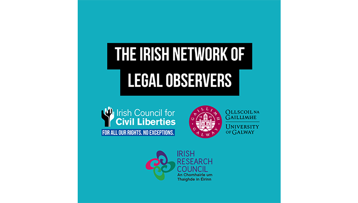 Research Ireland Funding to train new generation of Legal Observers in Ireland