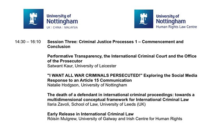 Programme of Events