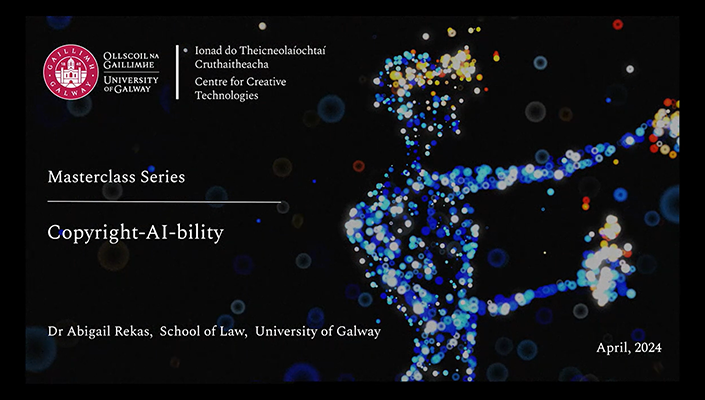 Copyright-AI-bility &ndash; Masterclass @ Centre for Creative Technologies