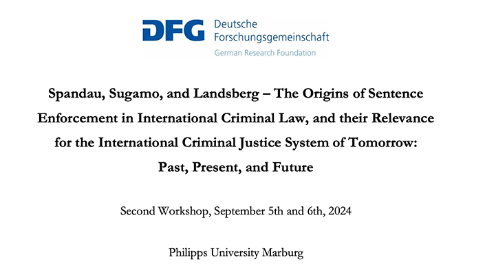 Dr. Mulgrew presents on International Sentence Enforcement at Philipps University Conference
