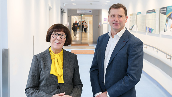 Professor Fidelma Dunne and John Kilmartin. Credit Martina Regan.