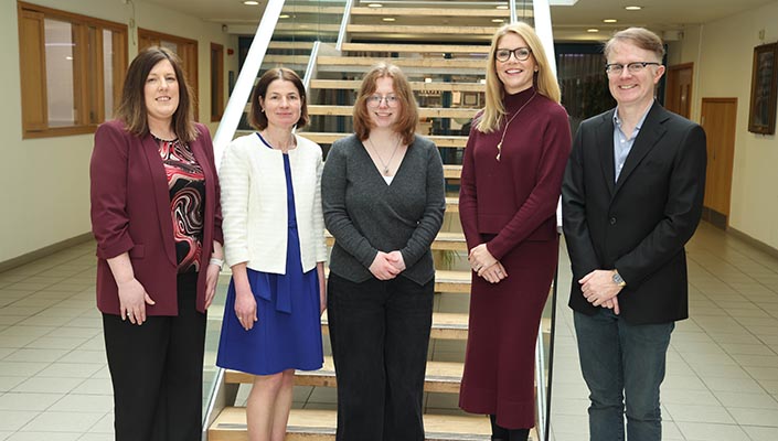 From left, Caroline Clancy, CLS, Dr Ann Ryan, College of Science and Engineering, University of Galw