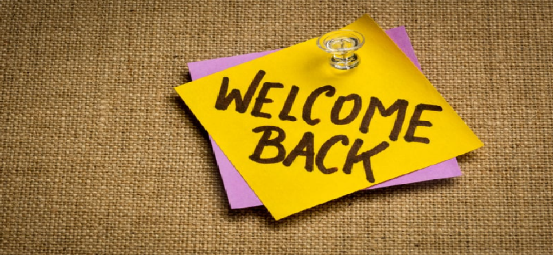 welcome back continuing students banner