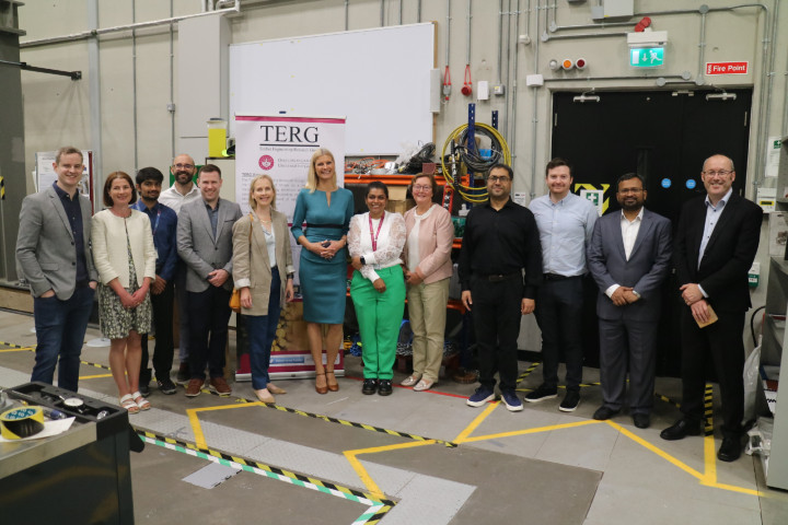 Visit to TERG of Minister for Forestry, Pippa Hackett