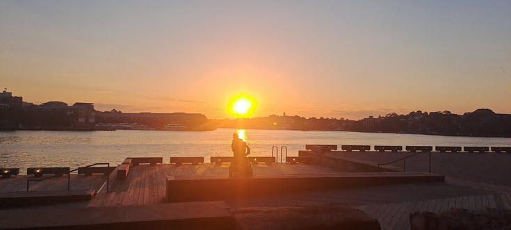 Sunset in Darling Harbour
