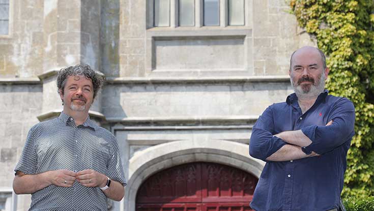 TAPAS Project team leads, Professor Charles Spillane, Ryan Institute, and Dr Aaron Golden