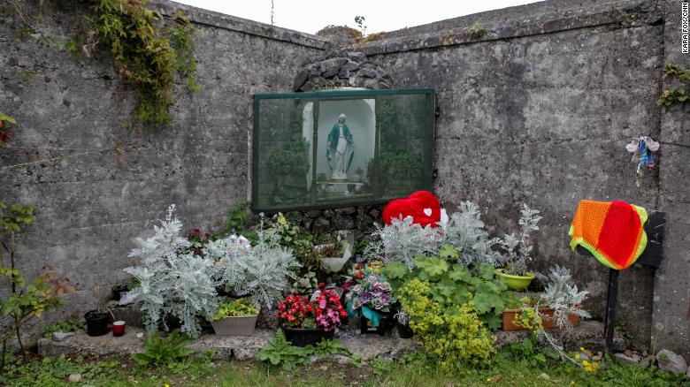 Memorial at the former site of the Tuam Home