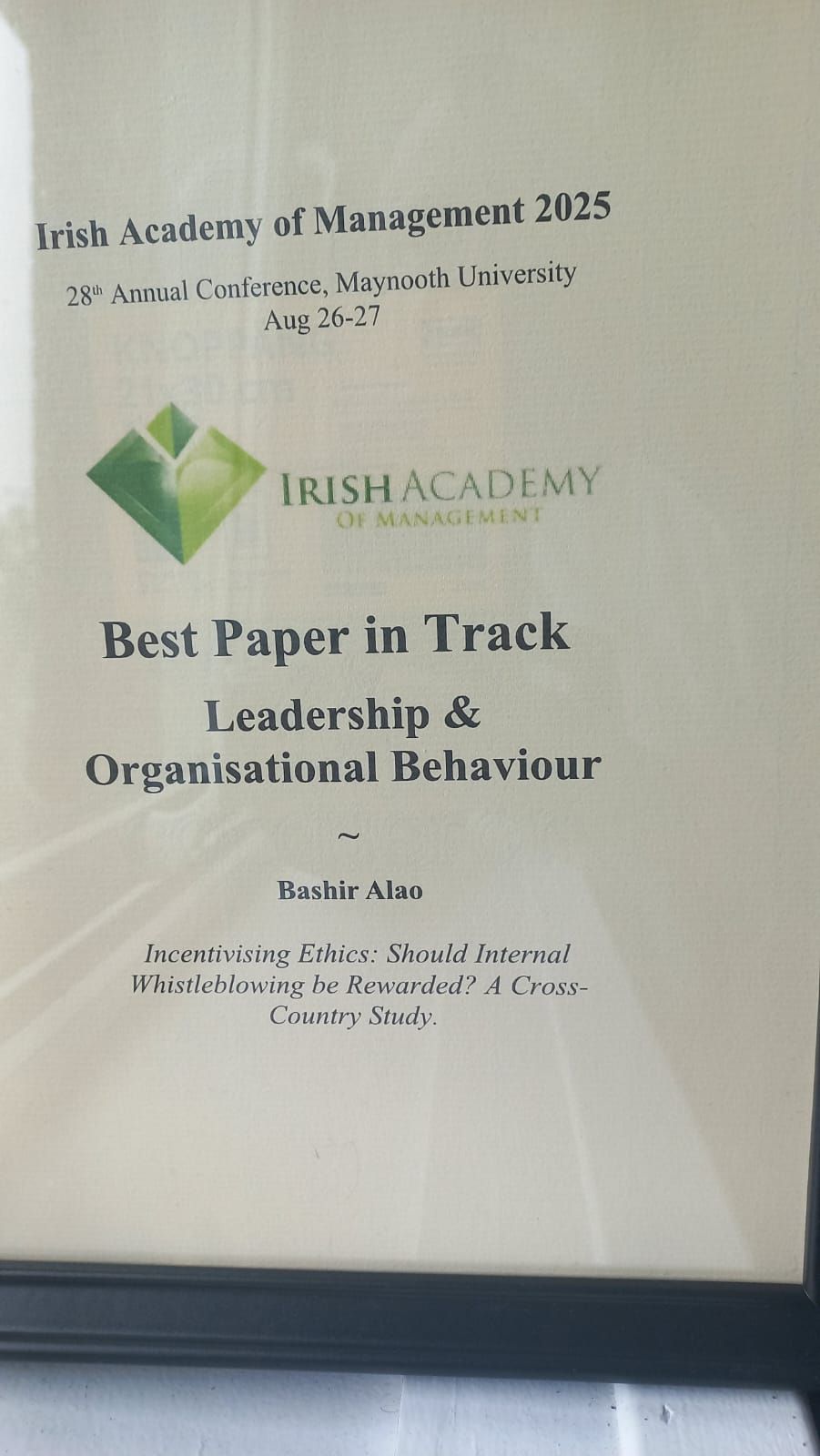 Bashir Recognition 2