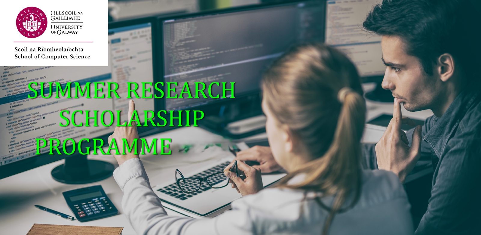 Pursue a 5 week summer research project in the School of Computer Science